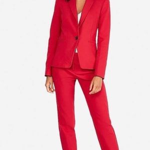 EXPRESS Suit SET - Red Blazer AND Pants
